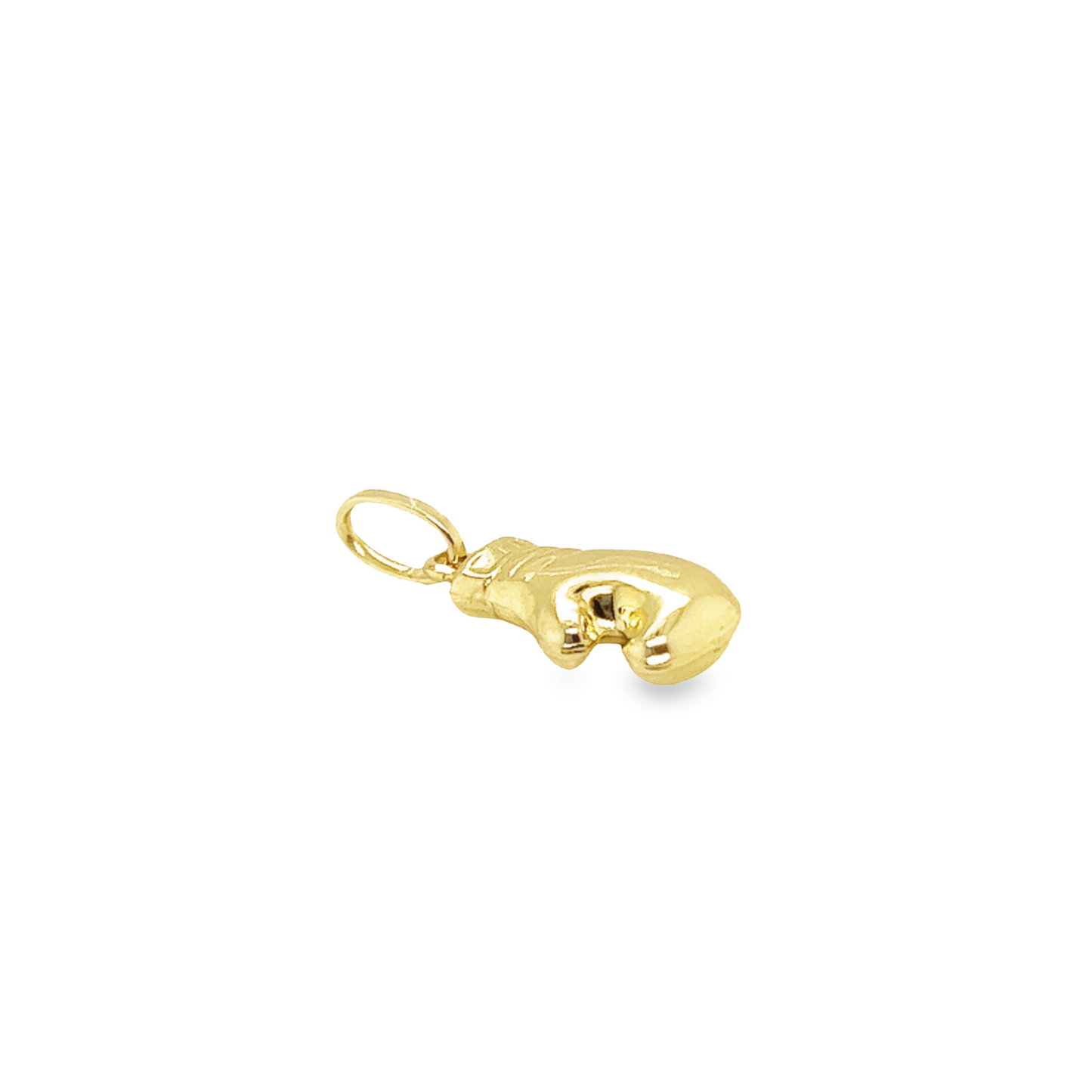 14K Yellow Gold Boxing Glove Pendant