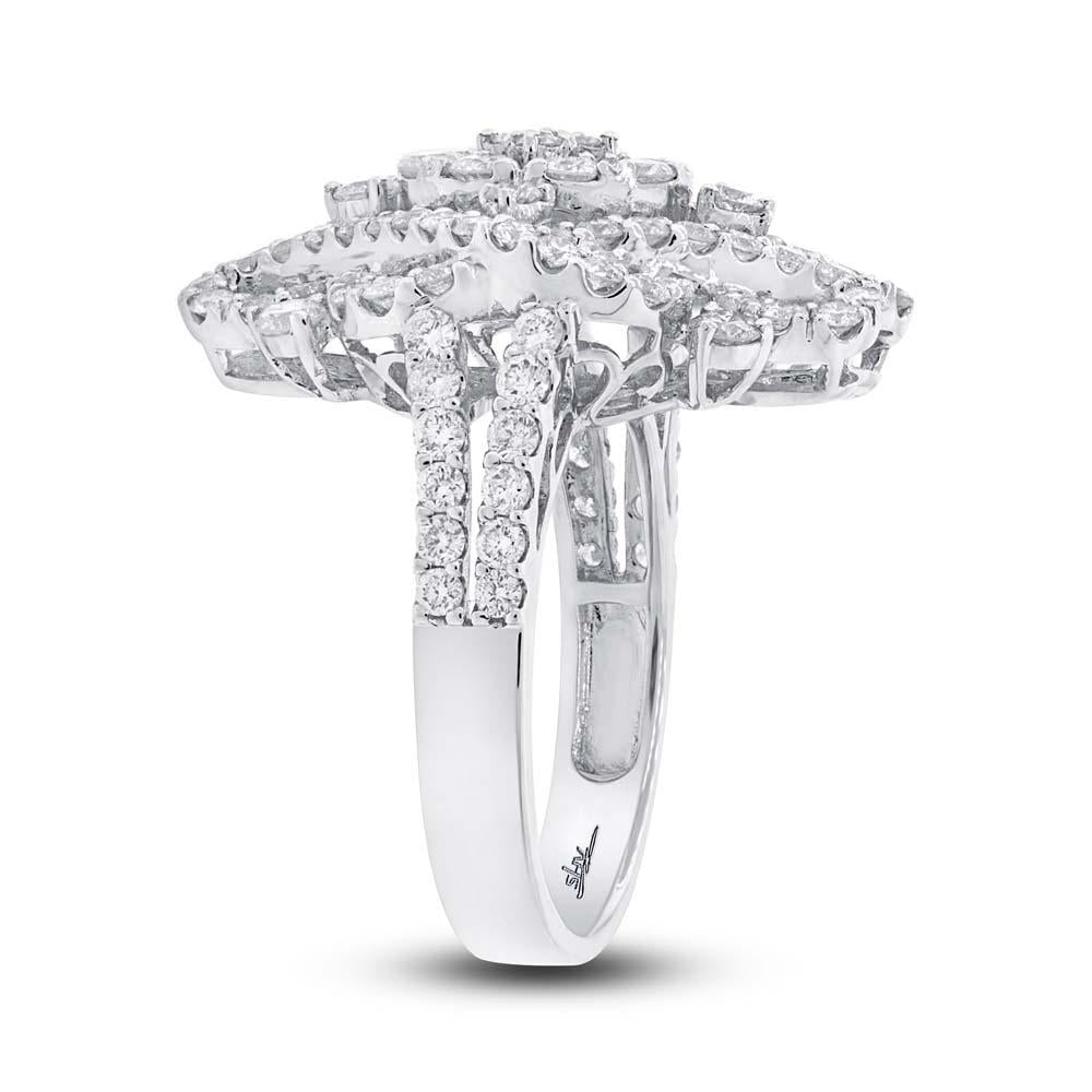 18k White Gold Diamond Lady's Ring - 2.17ct