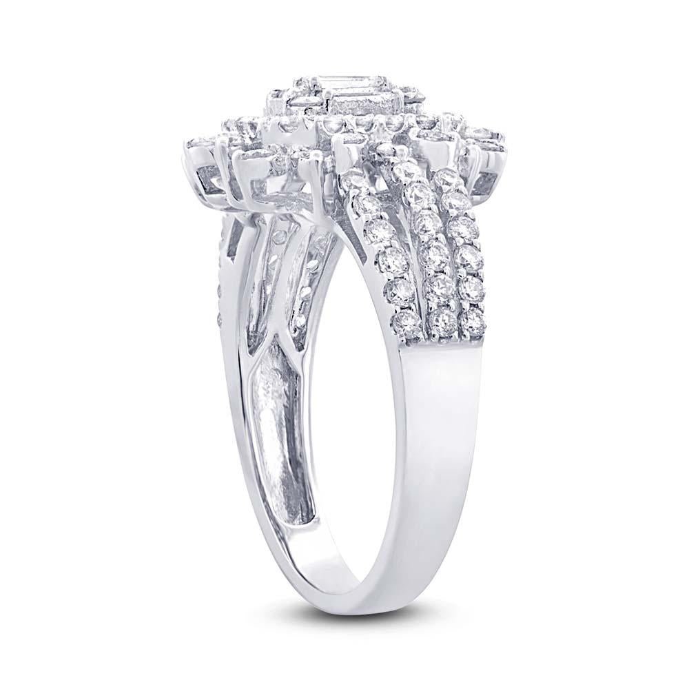 18k White Gold Diamond Lady's Ring - 1.21ct