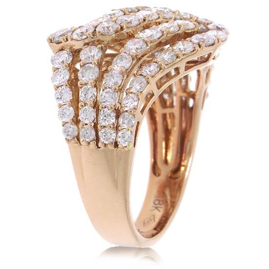 18k White Gold Diamond Lady's Ring - 2.97ct