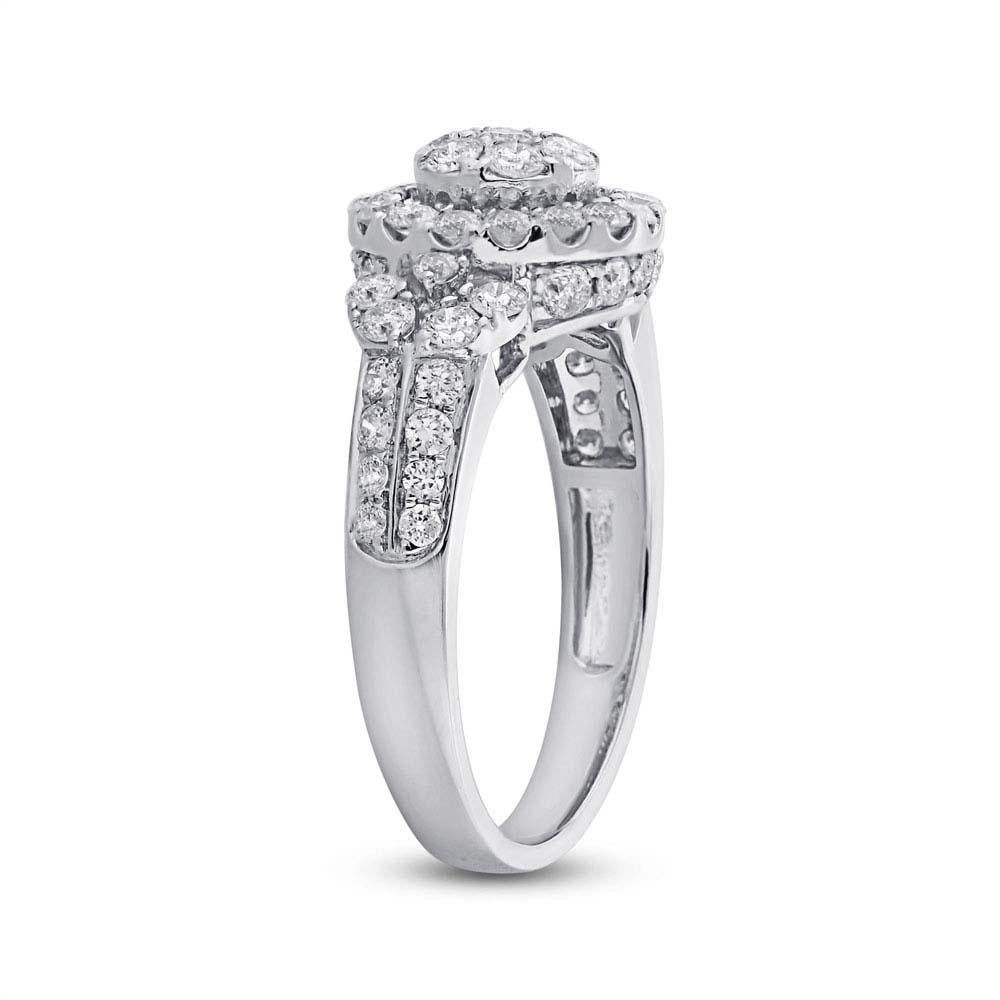 18k White Gold Diamond Lady's Ring - 1.27ct