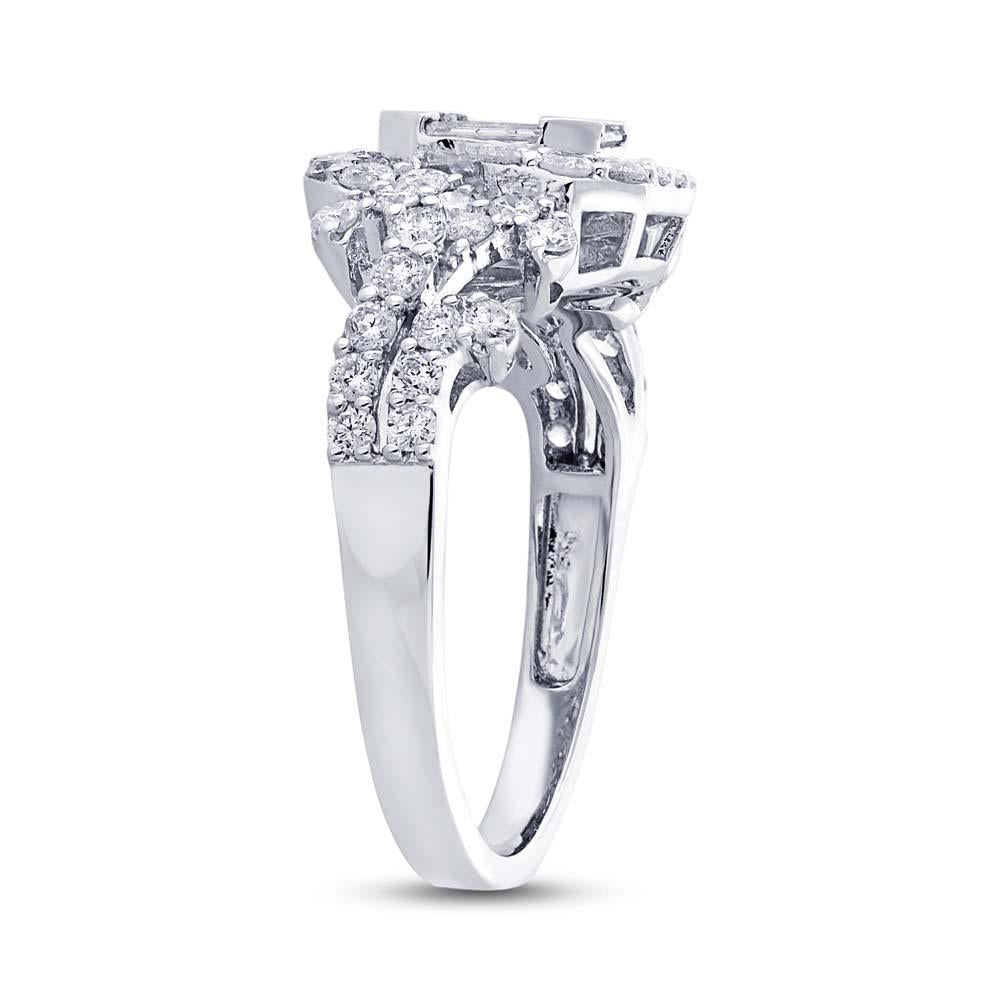 18k White Gold Diamond Lady's Ring - 1.13ct