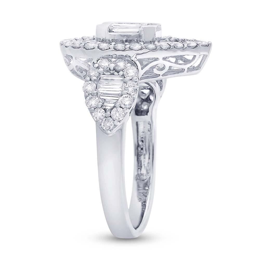 18k White Gold Diamond Lady's Ring - 1.60ct