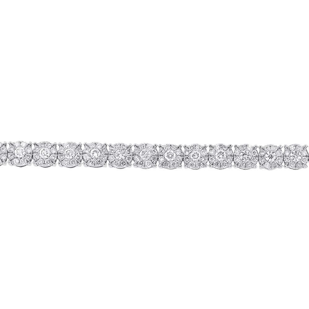 18k White Gold Diamond Lady's Bracelet - 4.43ct