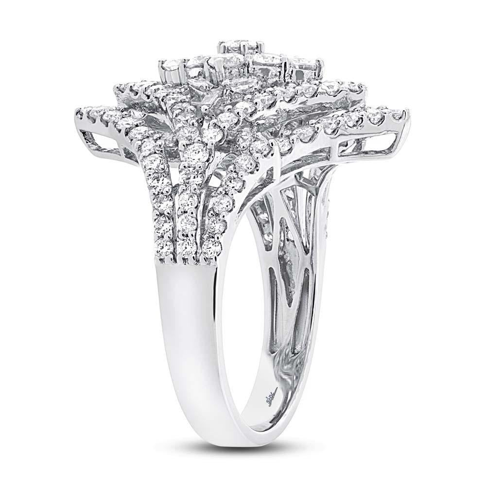 18k White Gold Diamond Lady's Ring - 2.11ct