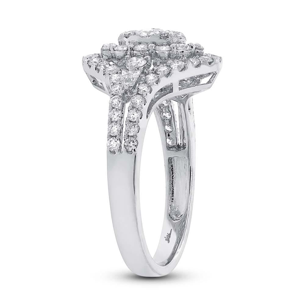 18k White Gold Diamond Lady's Ring - 1.37ct