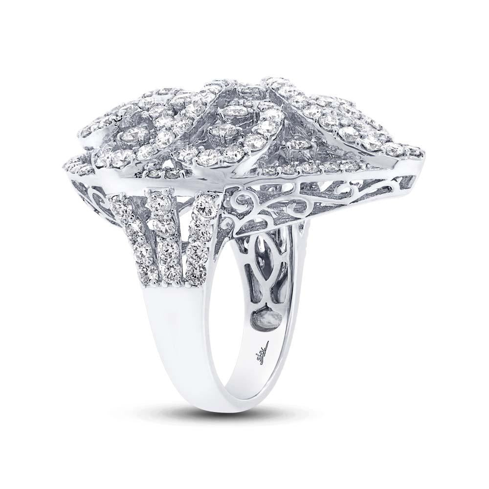 18k White Gold Diamond Lady's Ring - 5.13ct