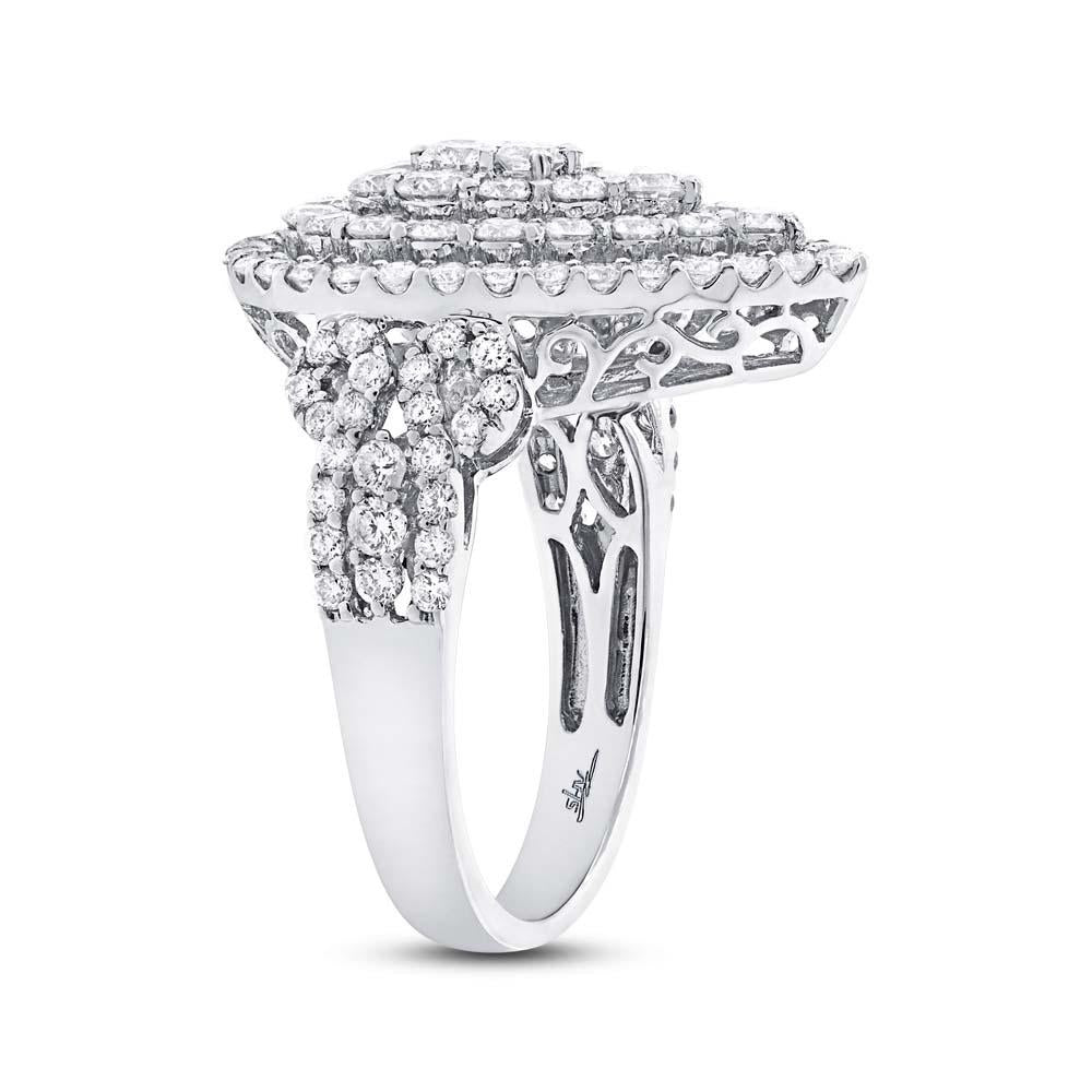 18k White Gold Diamond Lady's Ring - 2.35ct