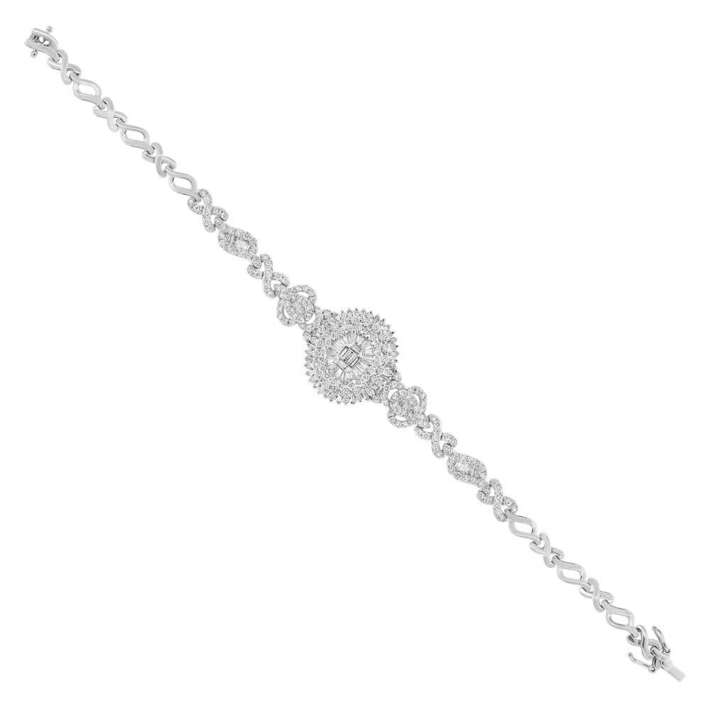 18k White Gold Diamond Bracelet - 4.51ct