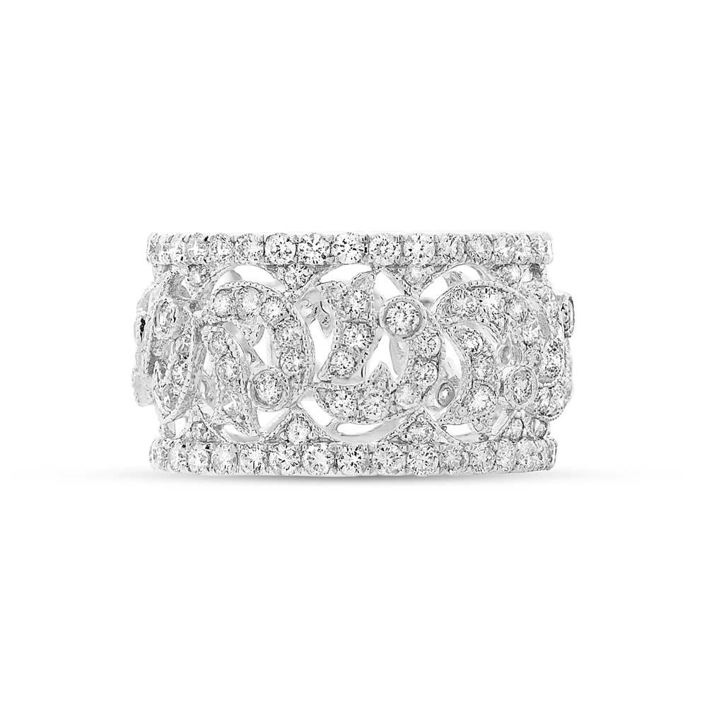18k White Gold Diamond Lady's Ring - 2.81ct