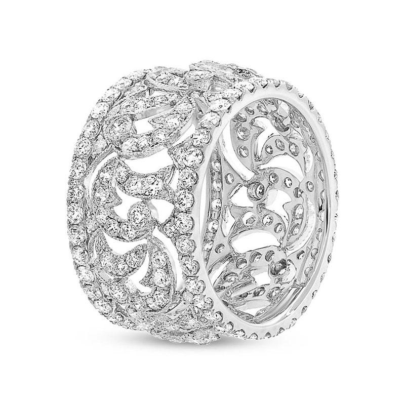 18k White Gold Diamond Lady's Ring - 2.81ct