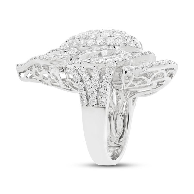 18k White Gold Diamond Lady's Ring - 7.54ct