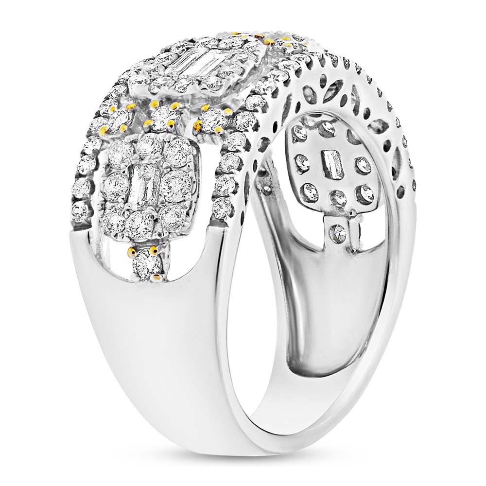 18k White Gold Diamond Lady's Ring - 1.52ct
