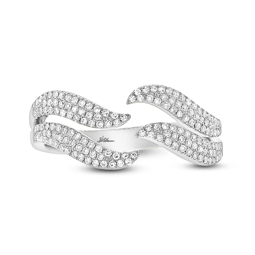 14k White Gold Diamond Lady's Ring - 0.35ct