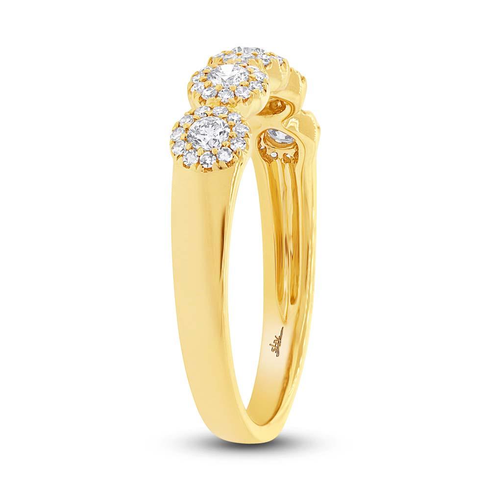14k Yellow Gold Diamond Lady's Band