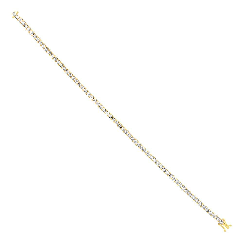 14k Yellow Gold Diamond Lady's Bracelet - 1.00ct