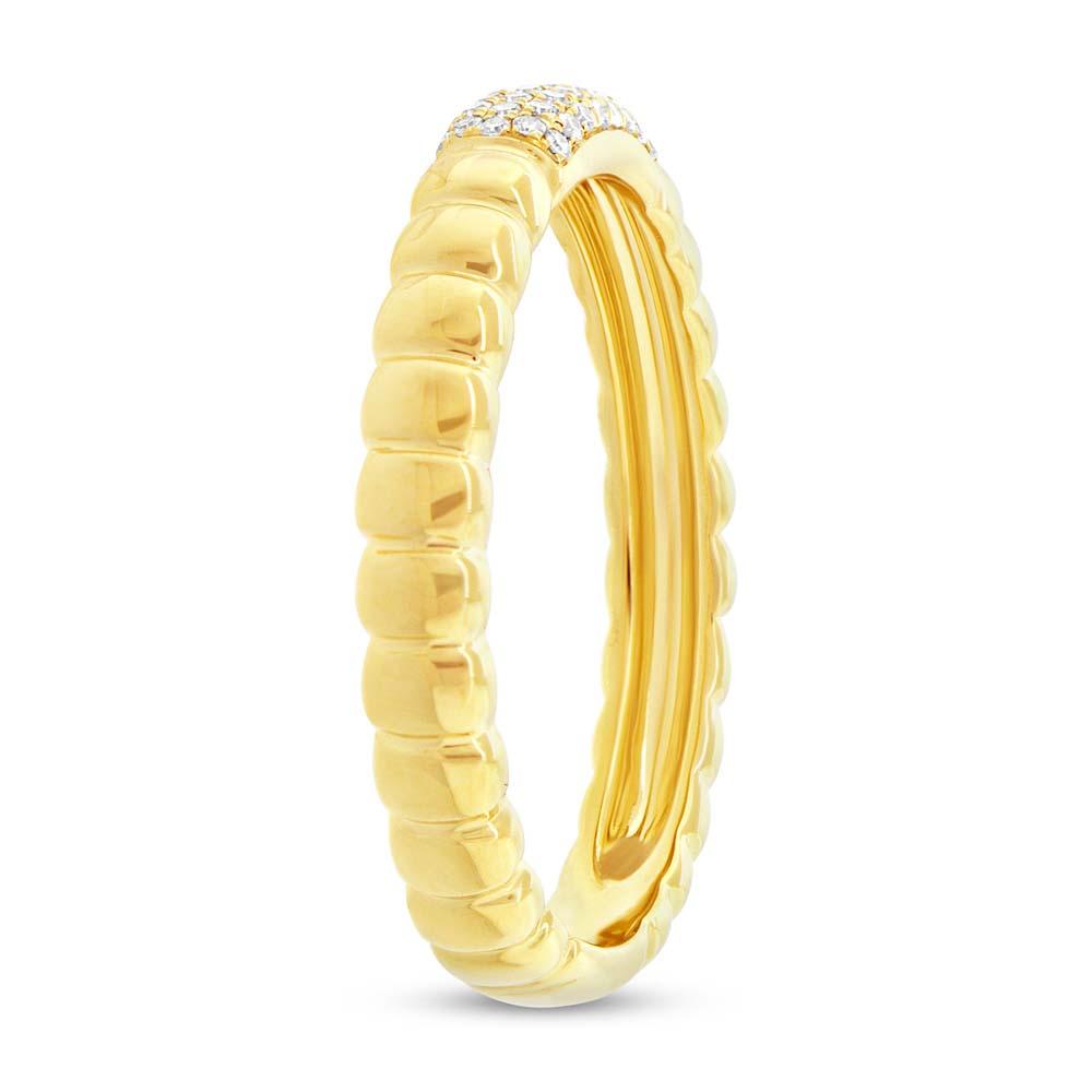 14k Yellow Gold Diamond Lady's Ring - 0.10ct