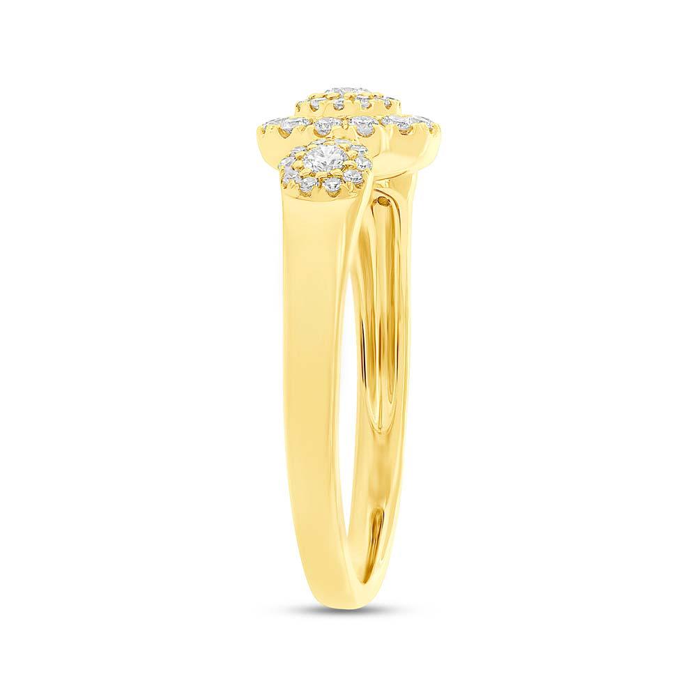 14k Yellow Gold Diamond Lady's Ring - 0.36ct