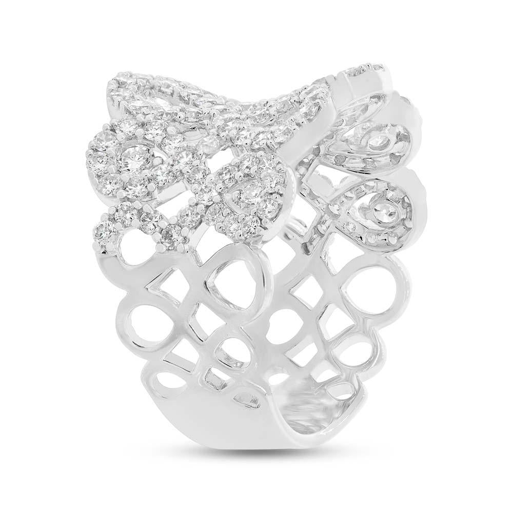 18k White Gold Diamond Lady's Ring - 2.05ct