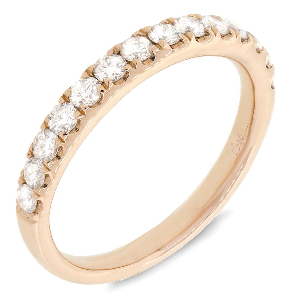 14k Yellow Gold Diamond Lady's Band - 0.54ct