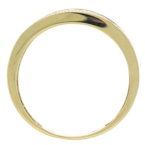 18k Yellow Gold Diamond Invisible Men's Band - 1.10ct