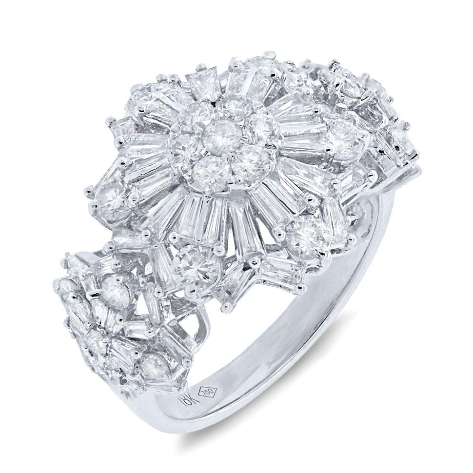 18k White Gold Diamond Lady's Ring - 2.27ct