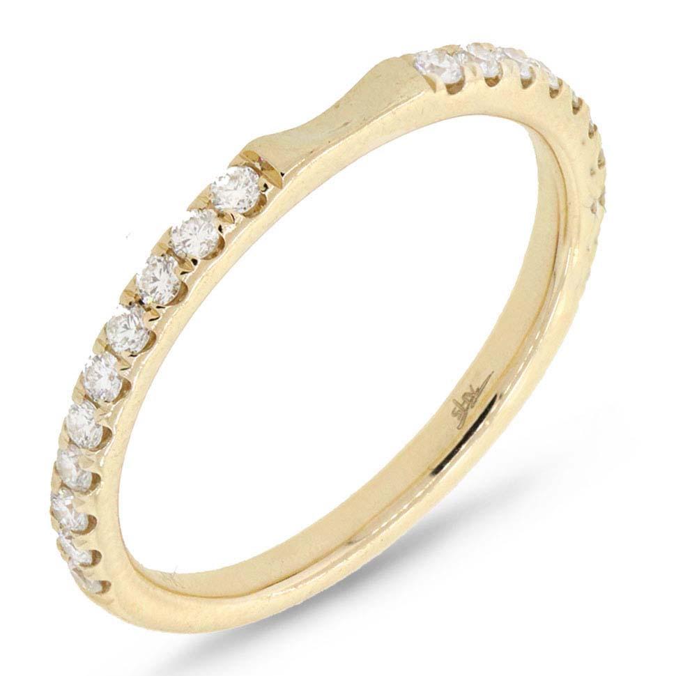 14k Yellow Gold Diamond Lady's Band - 0.31ct