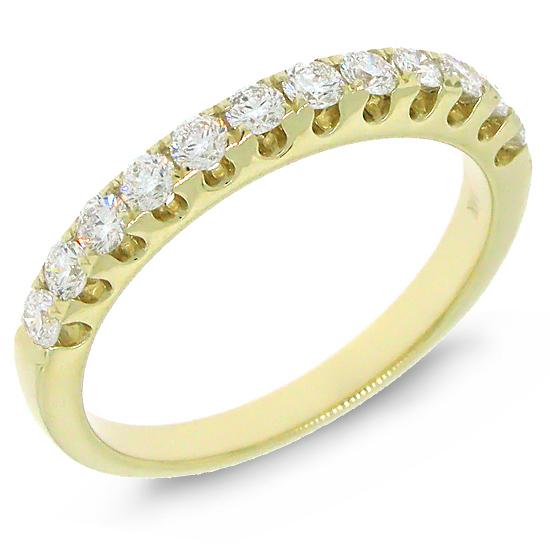 14k Yellow Gold Diamond Lady's Band - 0.50ct