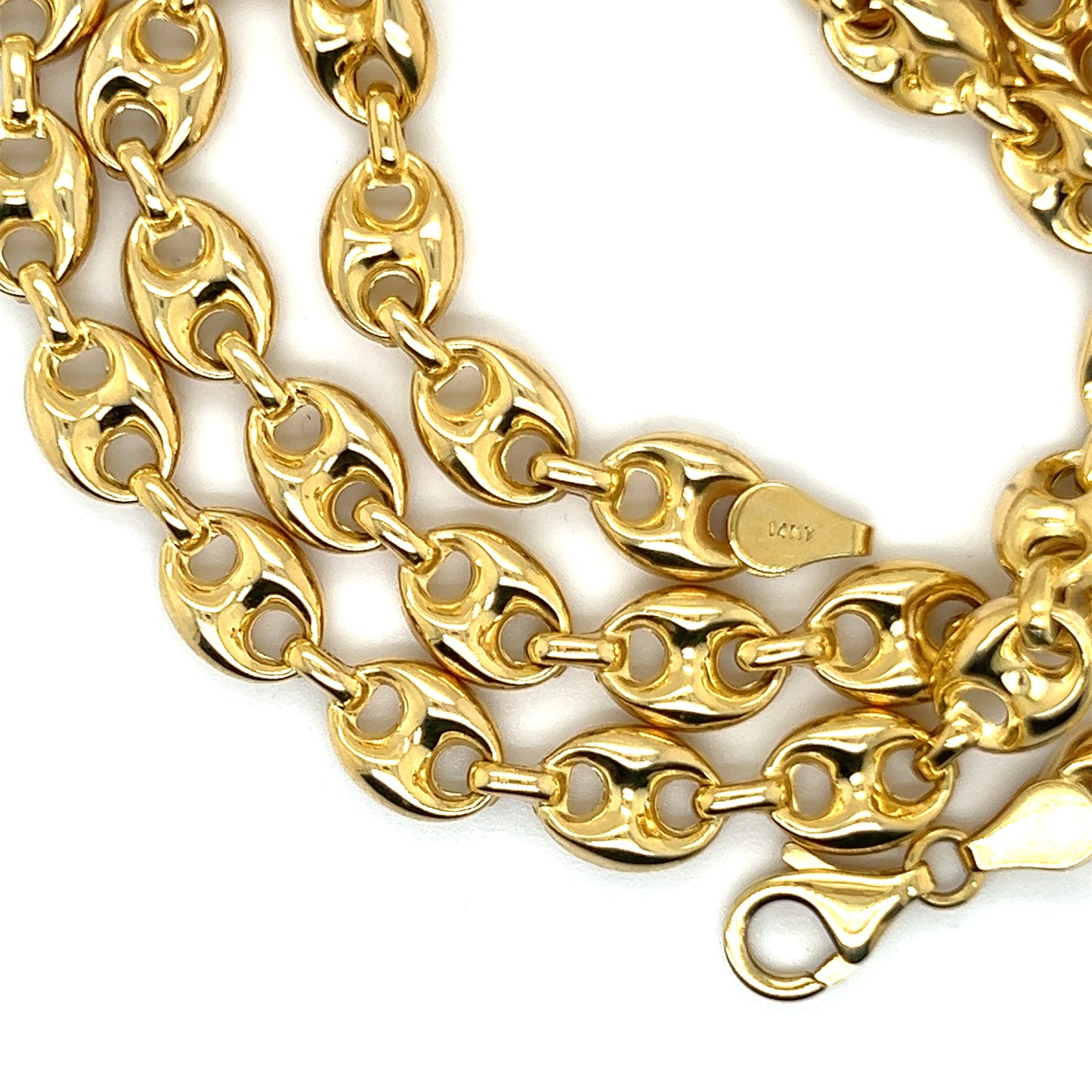 Yellow Gold Chain 23gr Designer Look Necklace