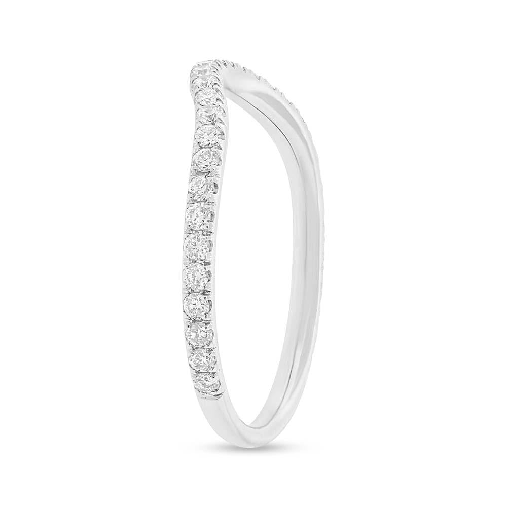 18k White Gold Diamond Lady's Band