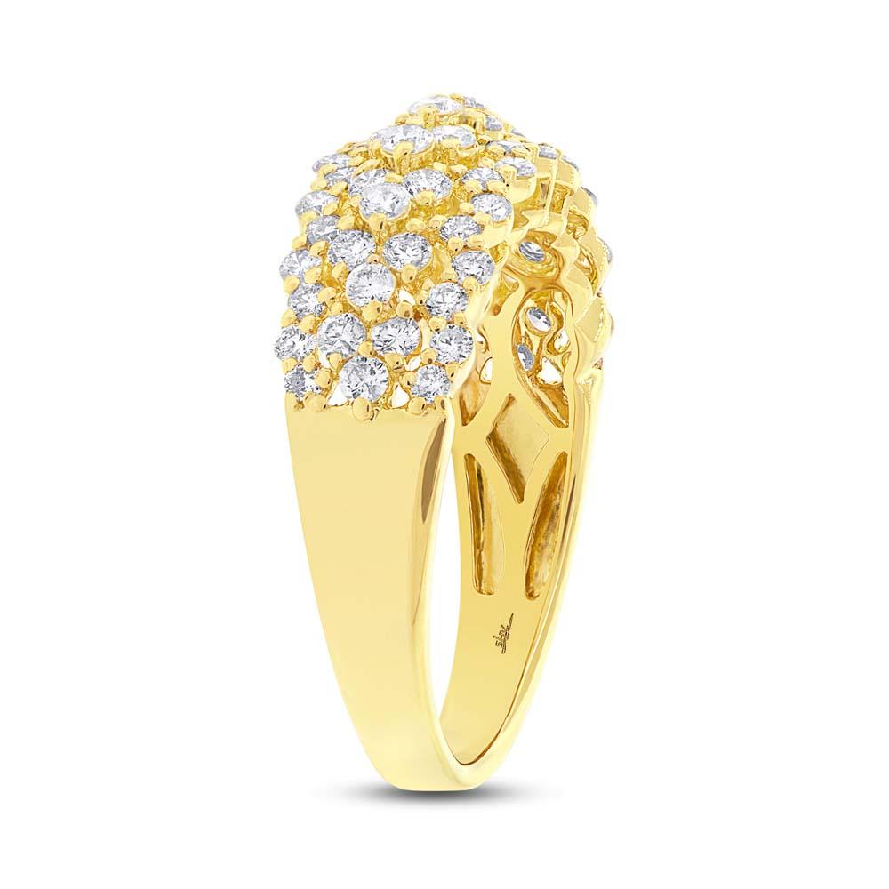 18k Yellow Gold Diamond Lady's Ring - 1.37ct