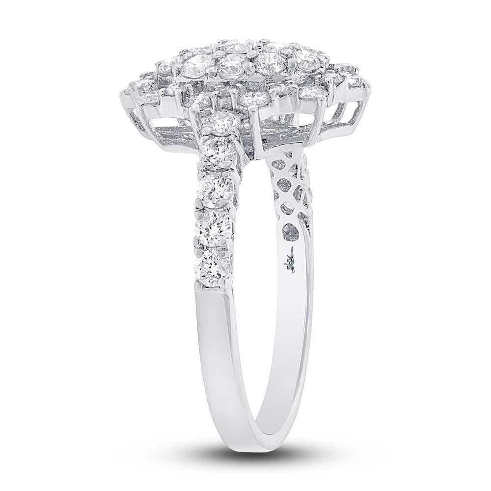 18k White Gold Diamond Lady's Ring - 1.45ct