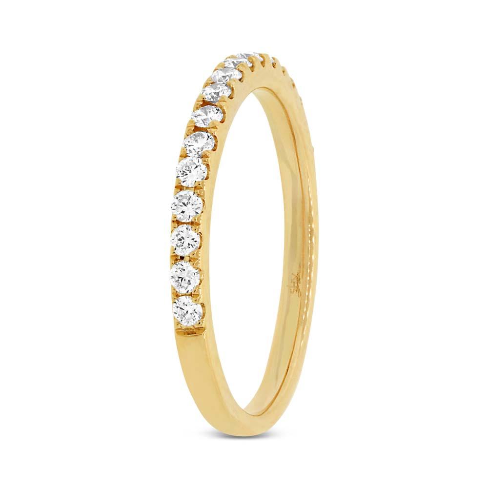 14k Yellow Gold Diamond Lady's Band - 0.43ct