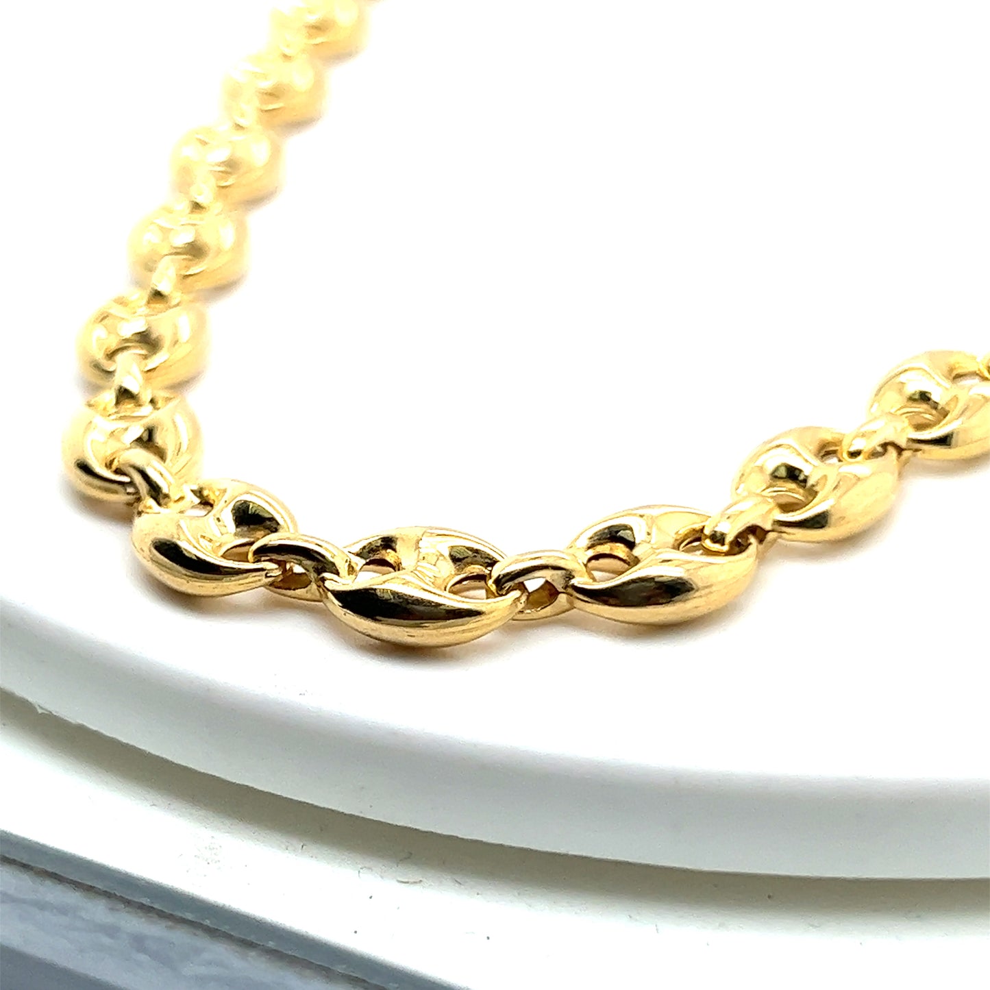 Yellow Gold Chain 23gr Designer Look Necklace