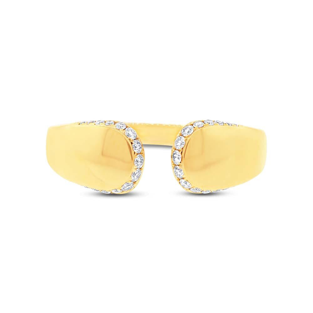 14k Yellow Gold Diamond Lady's Ring - 0.16ct