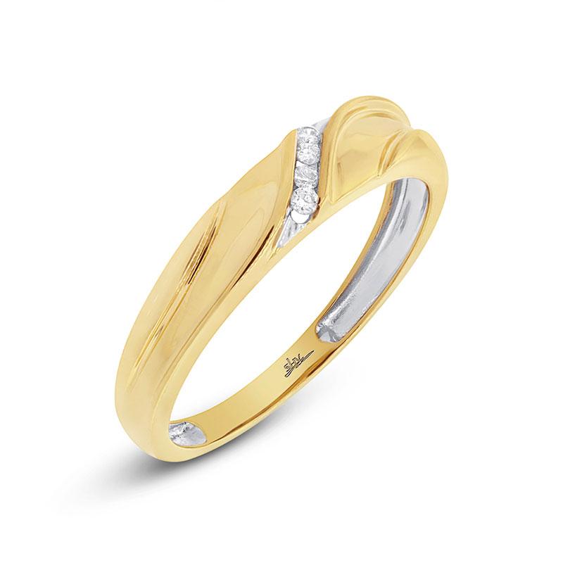14k Yellow Gold Diamond Trio Set - 0.19ct
