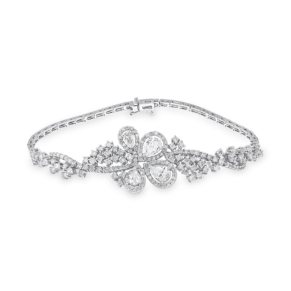 18K White Gold Bracelet