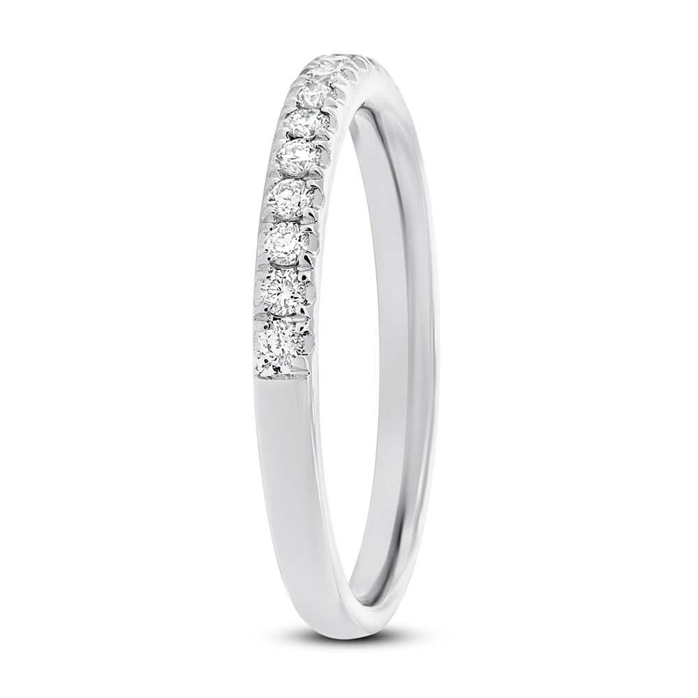 18k White Gold Diamond Lady's Band - 0.27ct