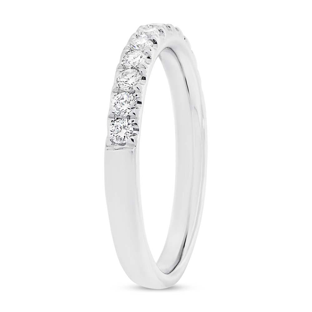 18k White Gold Diamond Lady's Band - 0.37ct