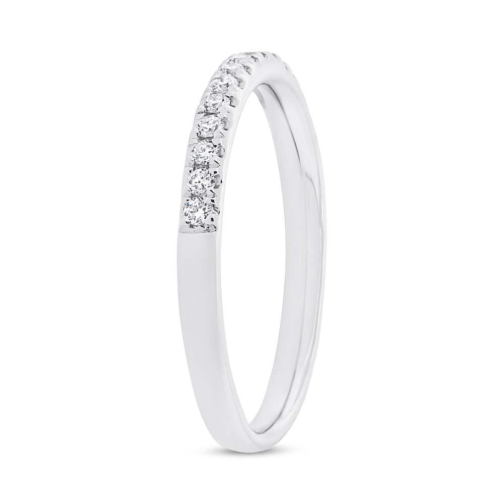 18k White Gold Diamond Lady's Band - 0.20ct