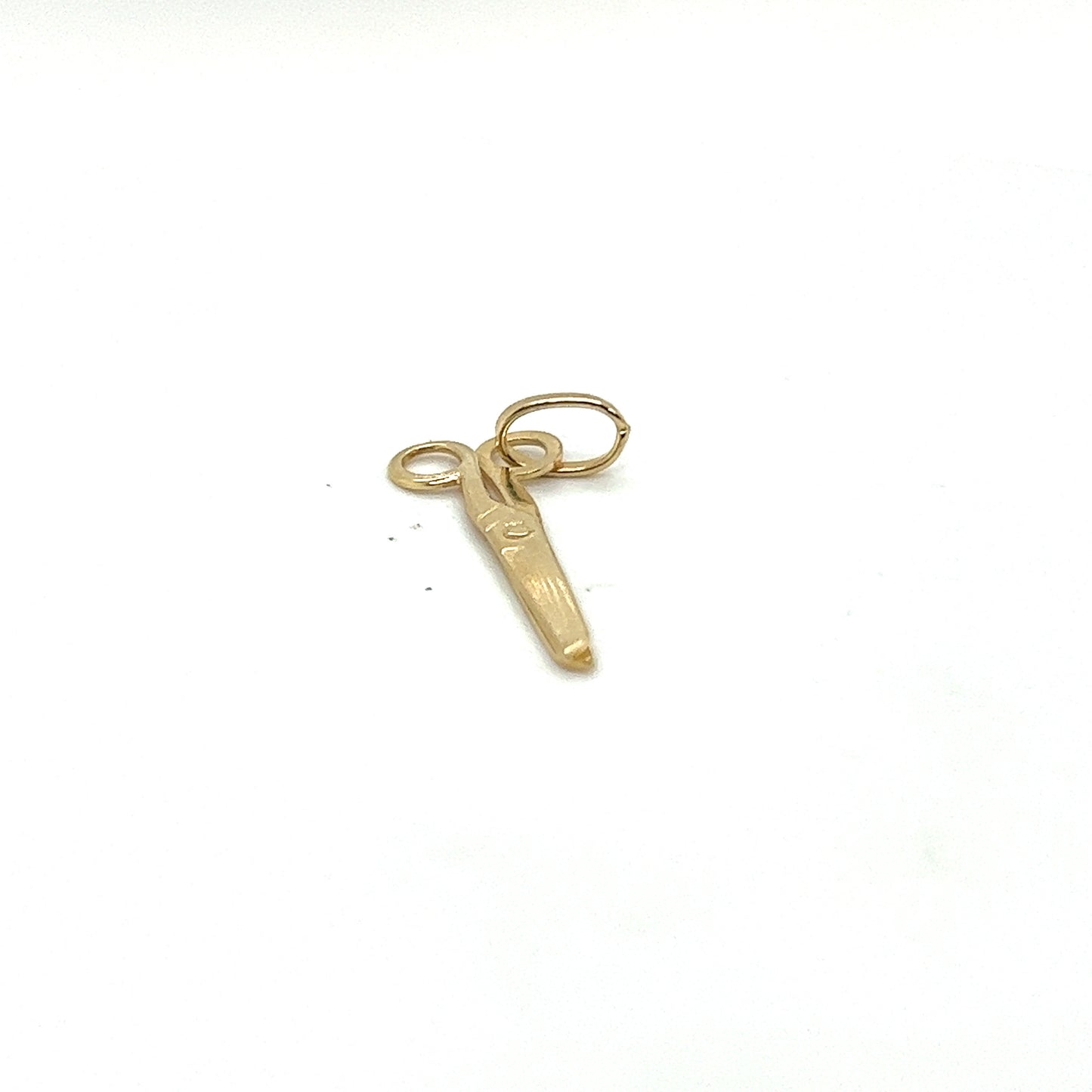 14K Yellow Gold Scissor Pendant