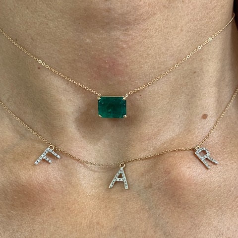 Beautiful Emerald Choker V0114