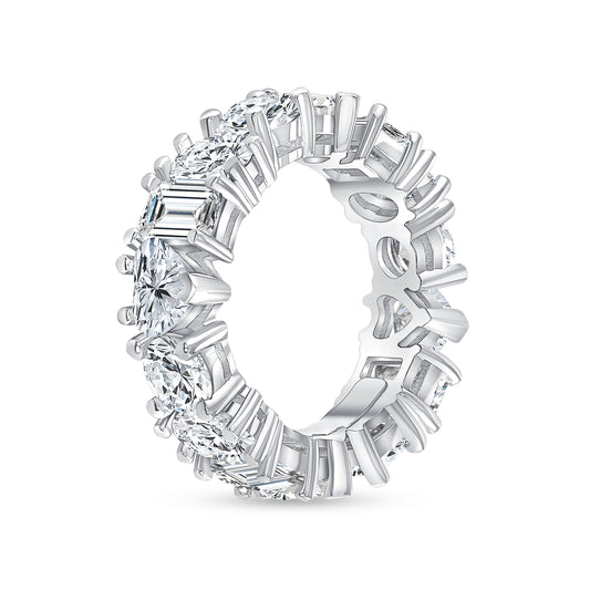 Multi-Shape Diamond Eternity Band