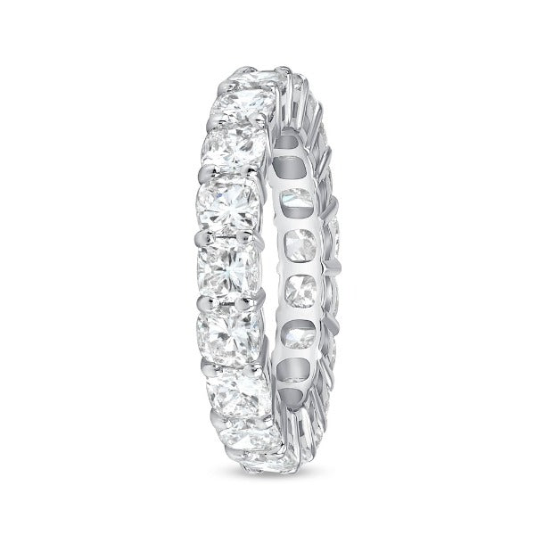 18K White Gold Diamond Eternity Wedding Band