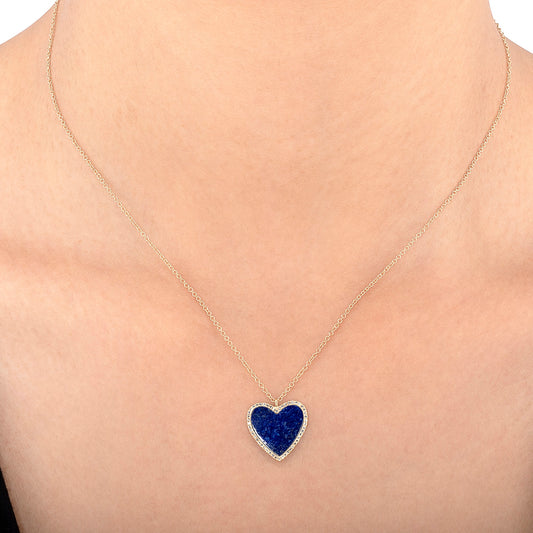 Lapis Heart Pendant