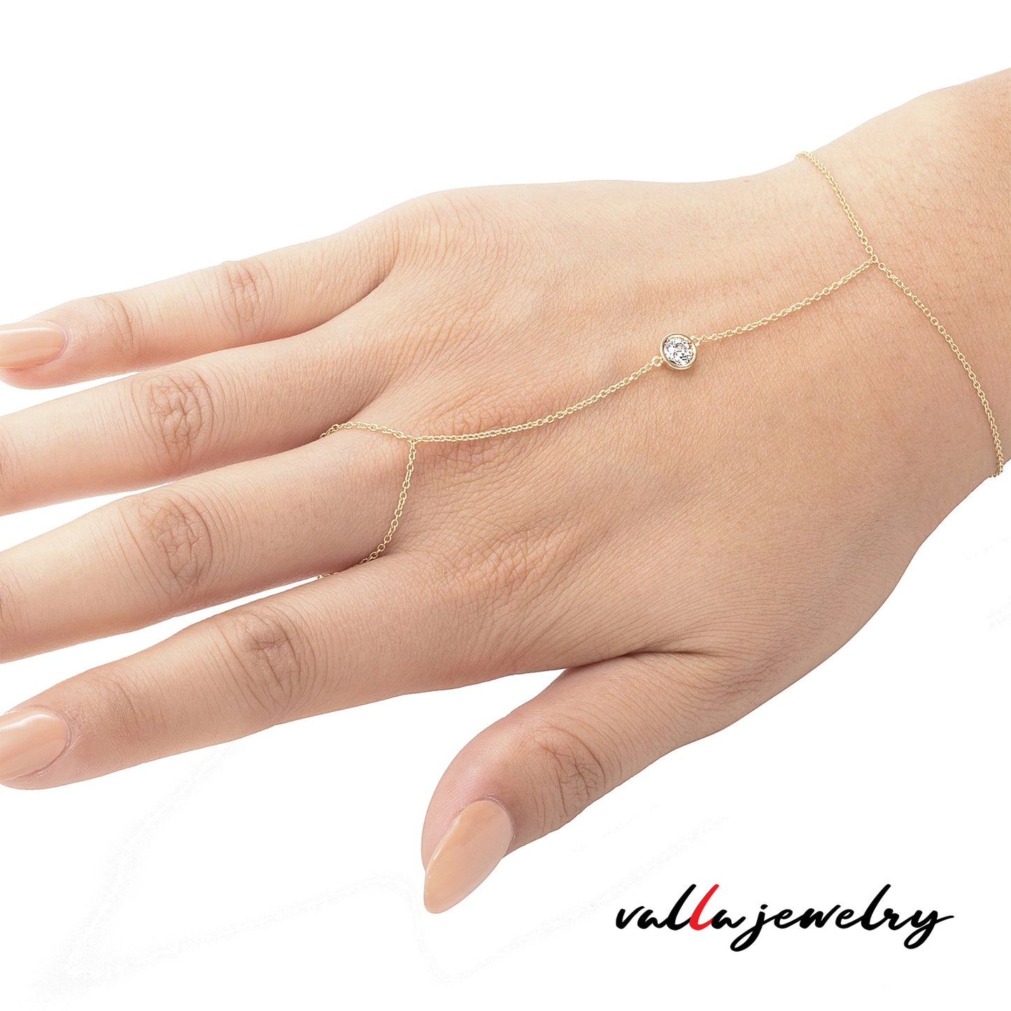 Hand chain bracelet V0316