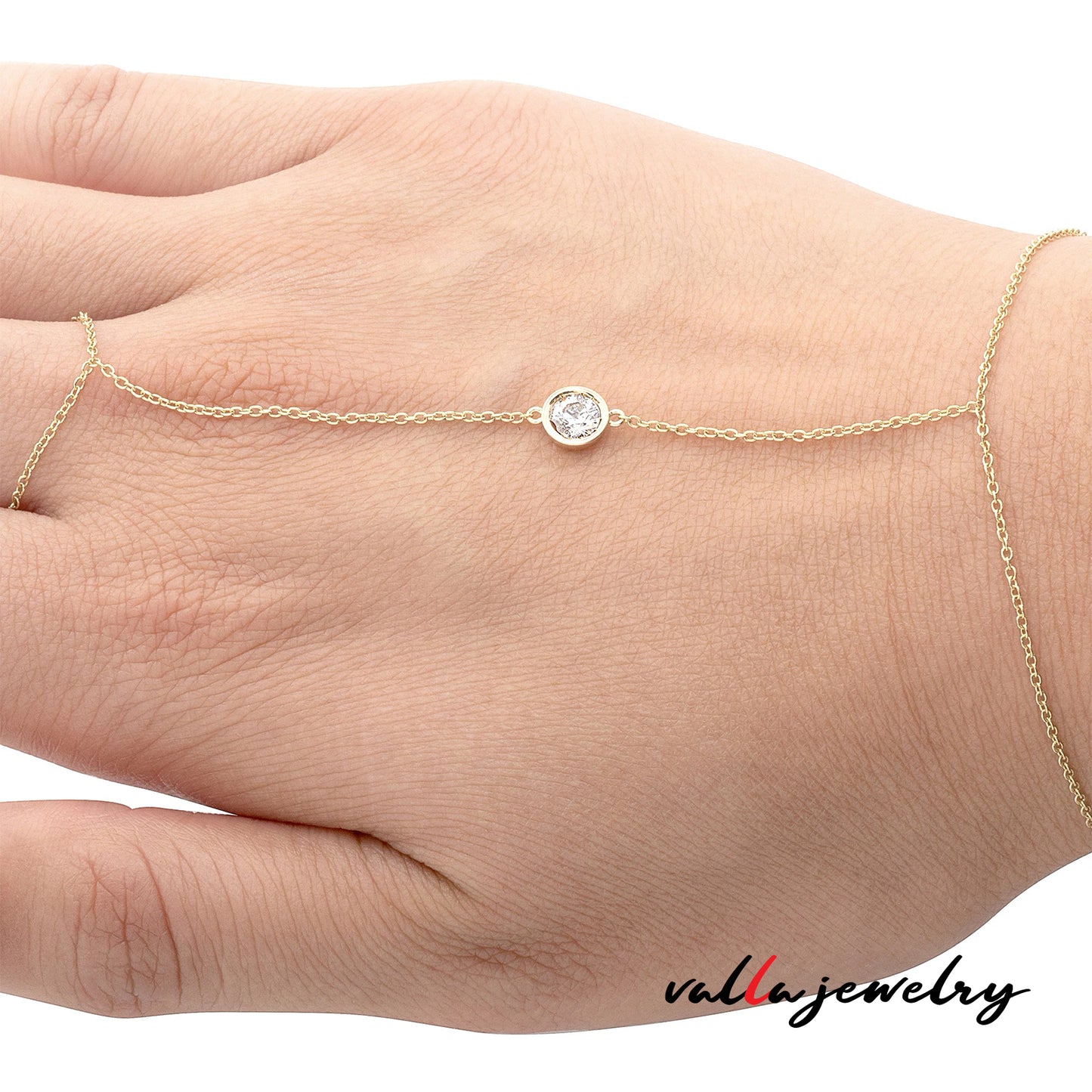 Hand chain bracelet V0316