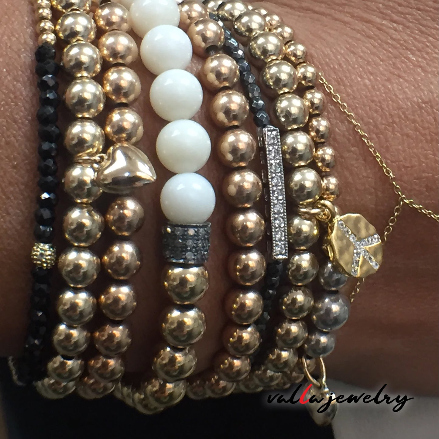 Gold Balls and Charm Bracelets V0317