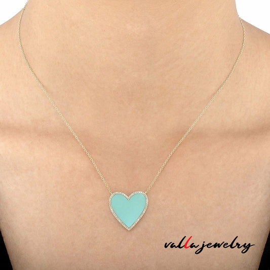 Turquoise Heart Pendant
