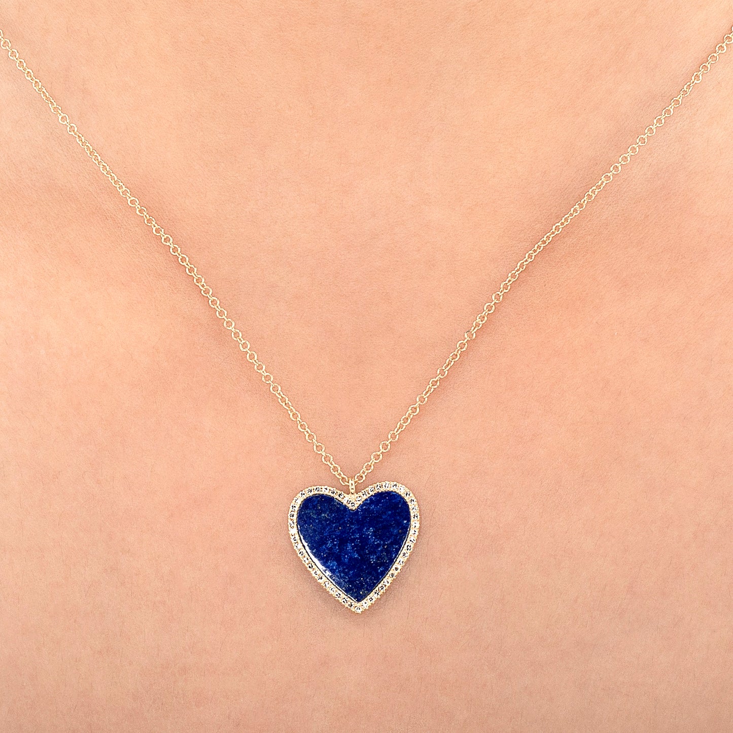 Lapis Heart Pendant